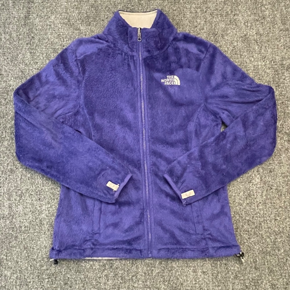 The North Face Women's Osito Fleece Jacket SMALL Purple Full Zip Soft Warm Coat